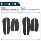 Set of 1 Car Door Leather Anti Kick Pad Sticker for BMW 3 Series (2009–2012)