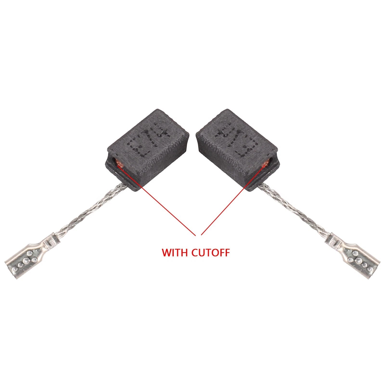 Set of 4 Carbon Brushes for GWS 7100, GWS 7115, GWS 7125 (5x8x13mm)