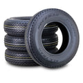 Set of 4 ROCKMAN ST175/80R13 6-Ply Trailer Tires 11167