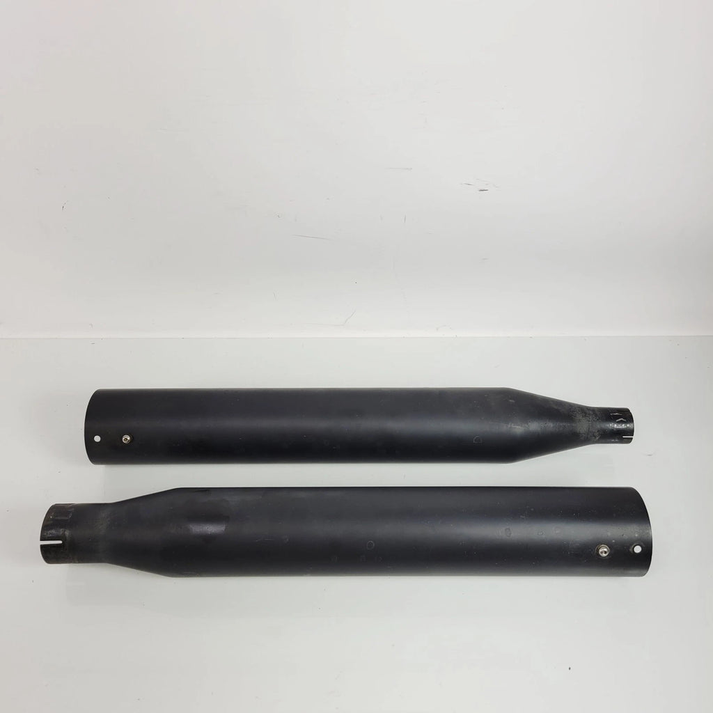 Bassani 4in. Quick Change Black Slip-Ons for Harley Touring (2017–2025)