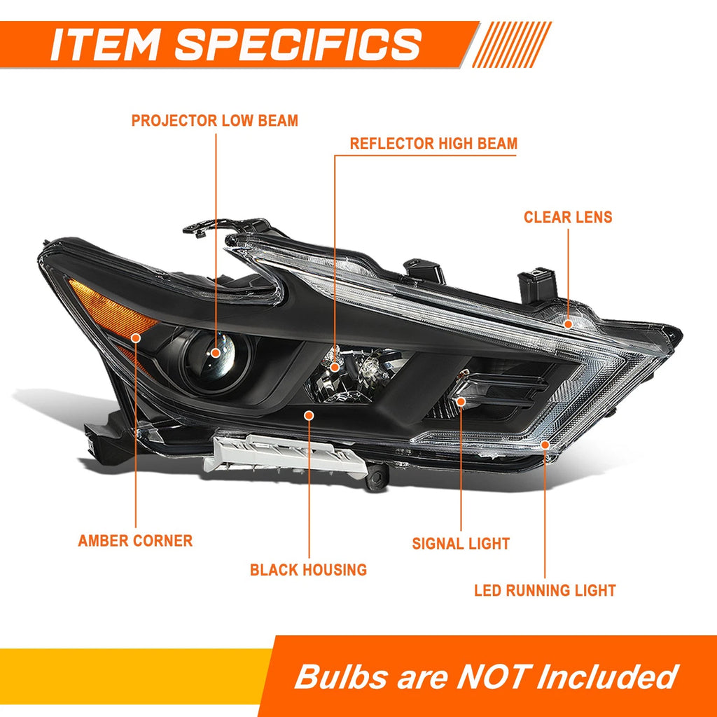 Projector Chrome Housing Headlight for Mazda CX-5 (2013–2016)