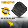 Lower Seat Cover for Chevrolet Colorado ZR2 (2015–2022) Black Microfiber Leather EXV
