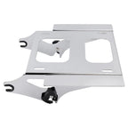 2X Chrome Up Mounting Luggage Rack for Harley Street Electra Glide Road King (2009–2025)