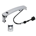 Chrome Front Left Exterior Door Handle for Nissan Rogue (2010–2013)