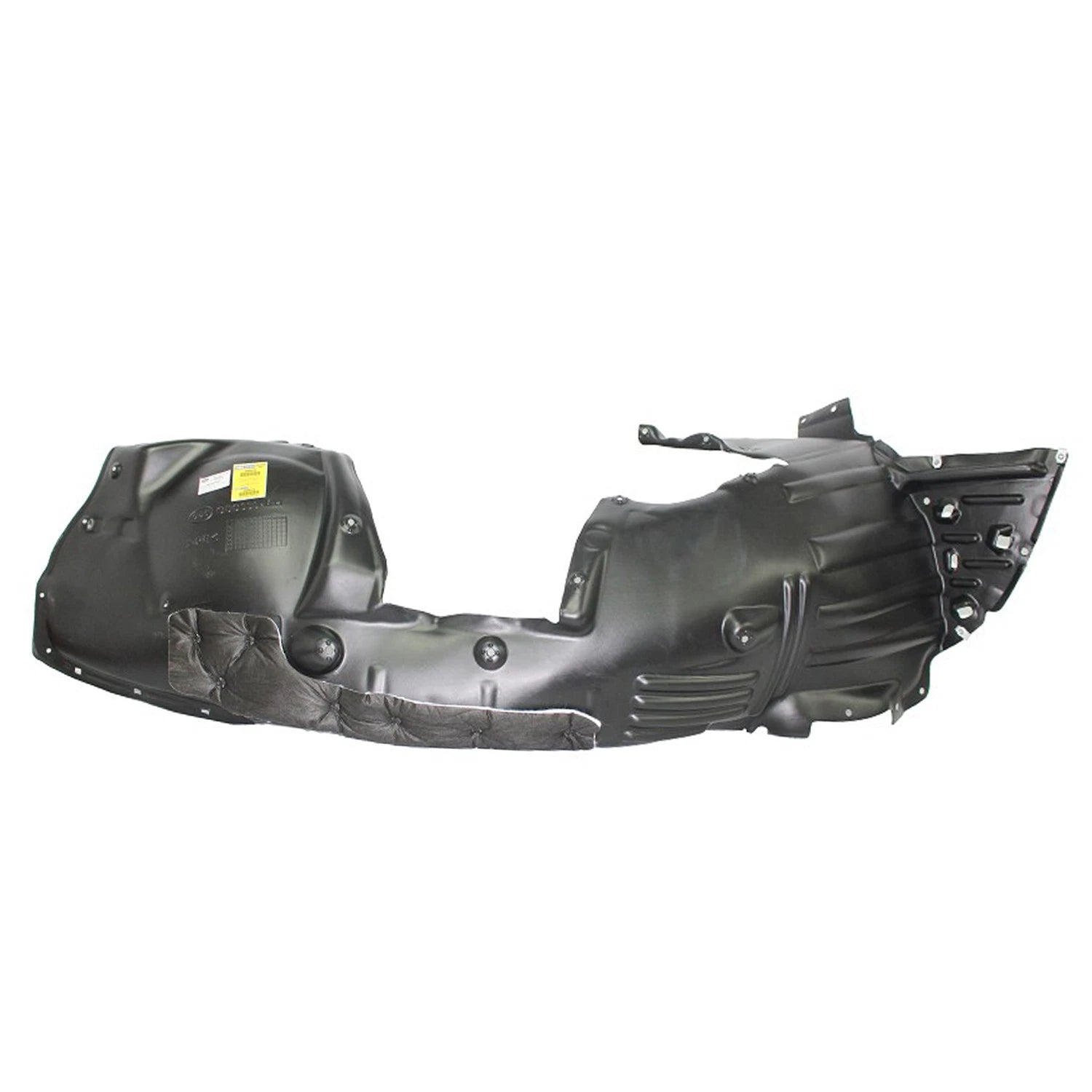 Front Passenger Side Fender Liner with Insulating Foam for Jeep Wrangler (2018–2024)