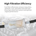 Set of 4 Inline Fuel Filters for Mercury 30-200 HP (816296Q2)
