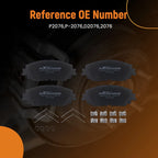 Front Ceramic Brake Pads Kit for Toyota Avalon (2019–2022), Camry (2018–2026) D2076