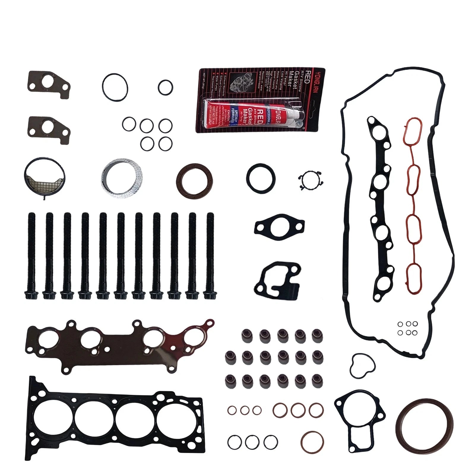 Full Gasket Set with Head Bolts for Toyota Tacoma 2.7L (2005–2010)
