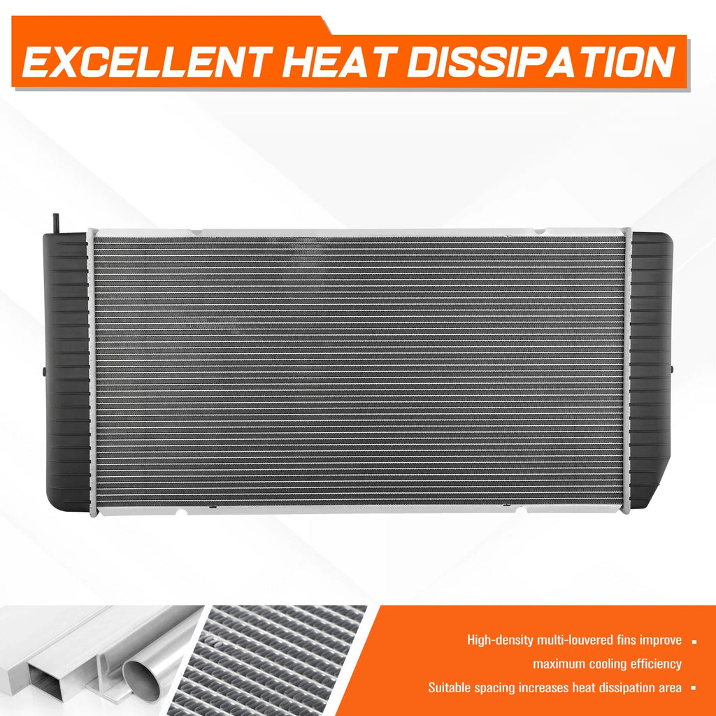Aluminum Core Radiator for Express/Savana 2500 3500 6.5L Diesel (1996–2002) DPI-2043