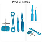 Fishing Reel Tool Set with Storage Box for Aluminum Alloy (Universal)