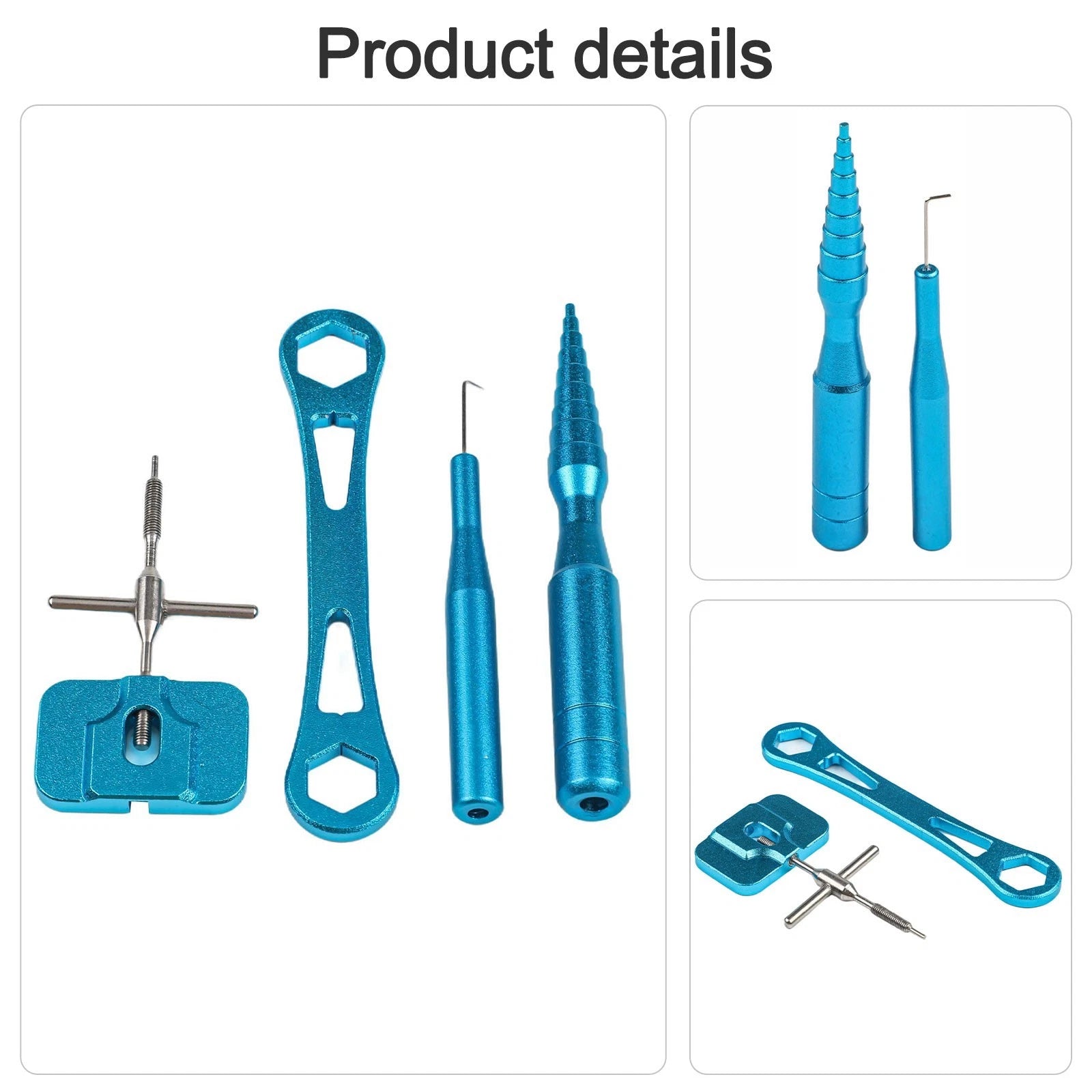 Fishing Reel Tool Set with Storage Box for Aluminum Alloy (Universal)