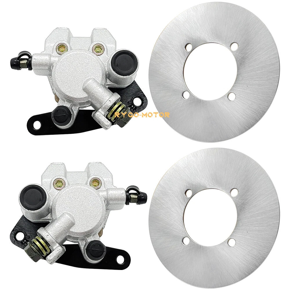 Front Brake Calipers & Disc Rotors for Suzuki Eiger 400, Vinson 500 (2002–2009)