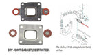 Joint Restrictor Elbow Gasket for MerCruiser 4.3 5.0 5.7 6.2 L (27-864850A02, 864547A1)