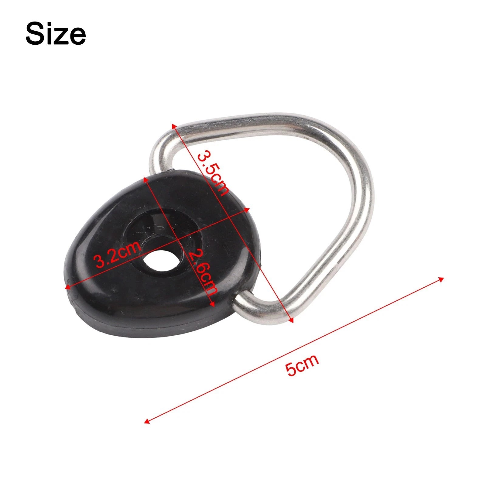 Set of 12 D Ring Tie Down Loops for Kayak and Boat