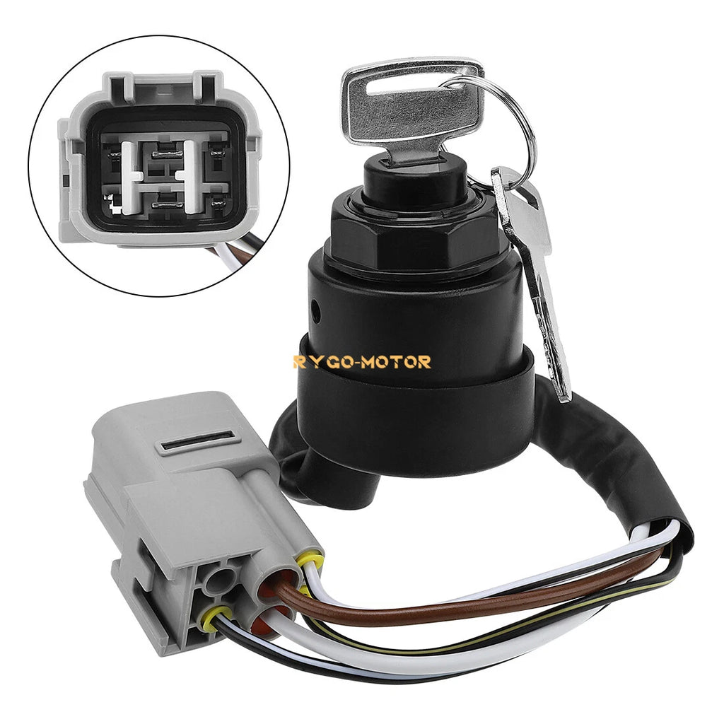 Ignition Key Switch 27005-1244 for Kawasaki Mule 3000 3010 3020 (2001–2008)