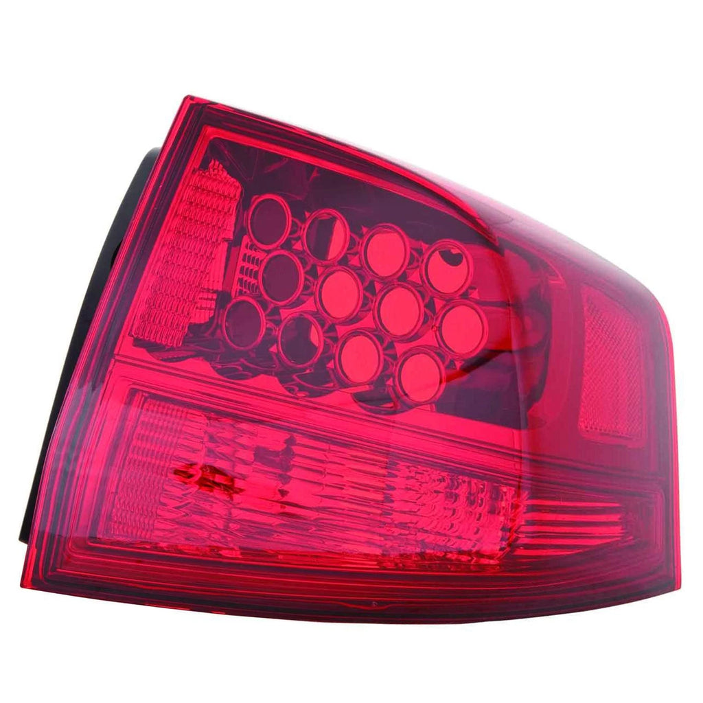 Replacement Passenger Side Outer Tail Light Lens Housing for Acura MDX (2010–2013)