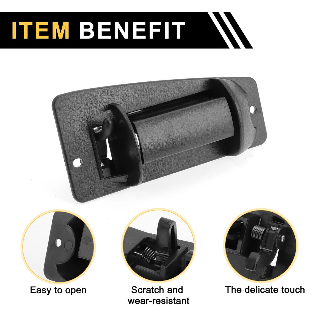Front Right Exterior Door Handle for Chevrolet Silverado 2500 (1999–2004) Black