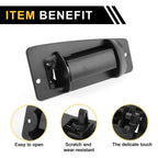 Front Right Exterior Door Handle for Chevrolet Silverado 2500 (1999–2004) Black