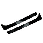 Glossy Black Rear Window Spoiler Side Wing Trim Covers for Skoda Superb (08-15)