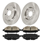 Rear Brake Rotors & Ceramic Pads Kit for Dodge Grand Caravan (2008–2011)