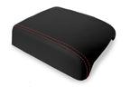 Center Console Lid Armrest Leather Cover for Discovery Sport (2015–2019) Red Stitch