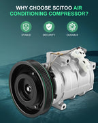 A/C Compressor for Honda Odyssey (2000-2004) & Honda Pilot (2003-2004)