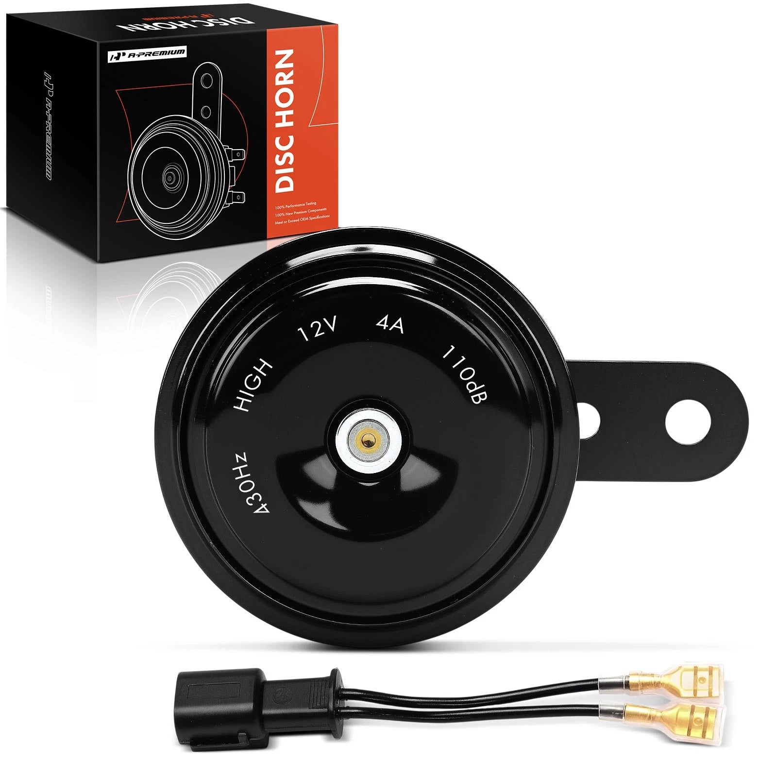Black Metal Disc Horn for Honda Civic 