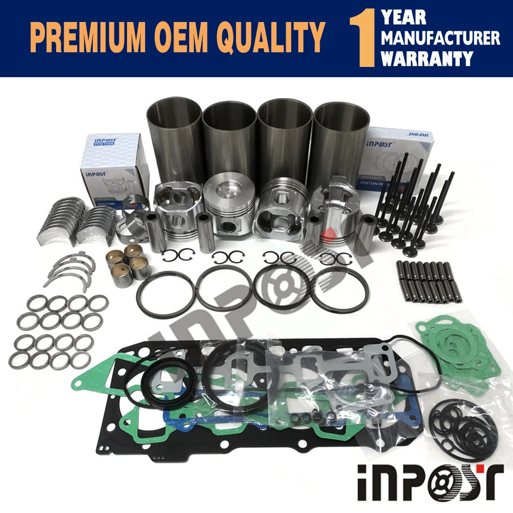 Overhaul Rebuild Kit for Yanmar Komatsu 4D84E Engine (4TNE84, S4D84E)