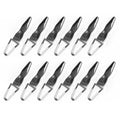 Hook Keeper Kit for Luer & Fly Fishing Rods - Silver Stainless Steel (6 pcs)