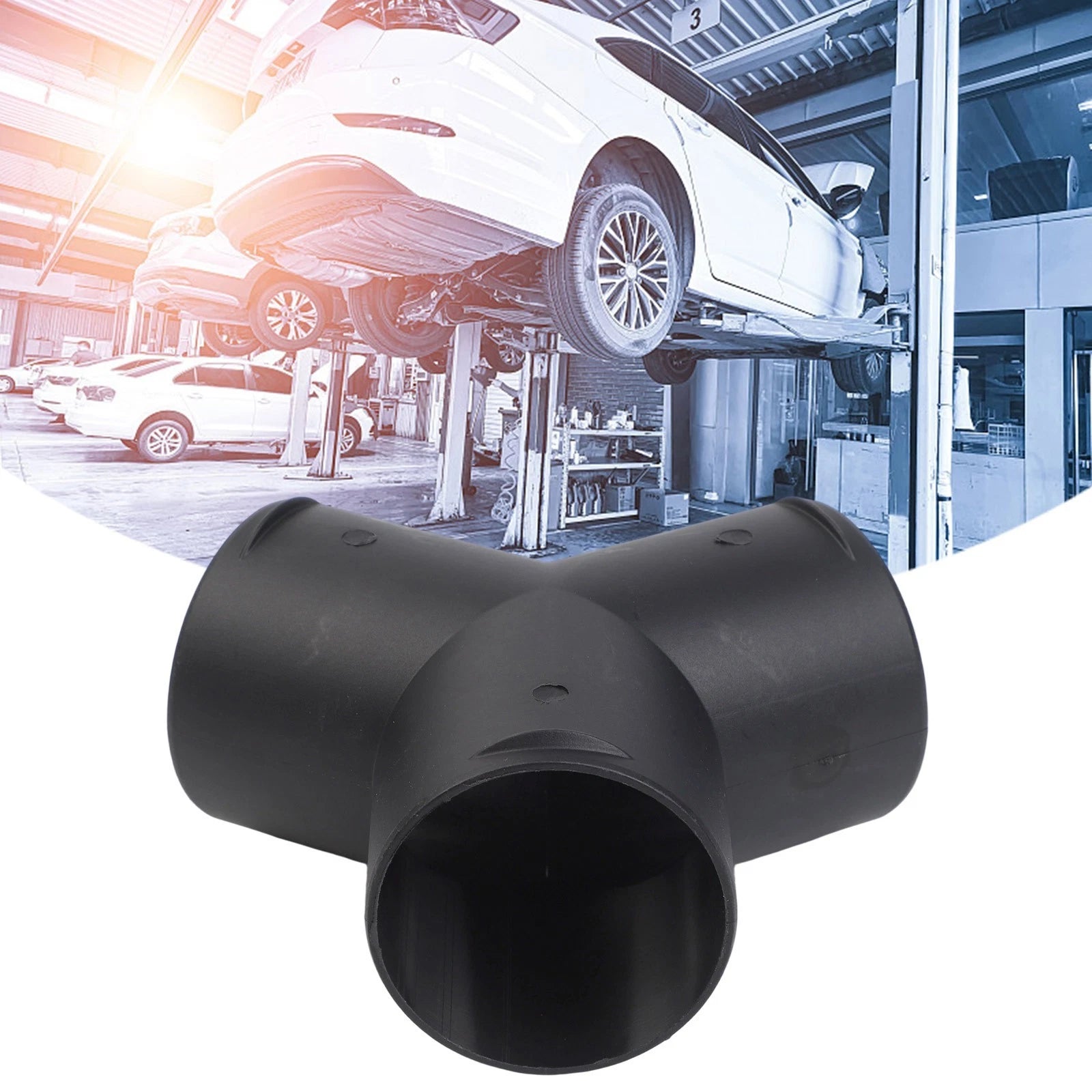 60mm Vent Duct Y Branch Pipe-Outlet Connector for Diesel Heater