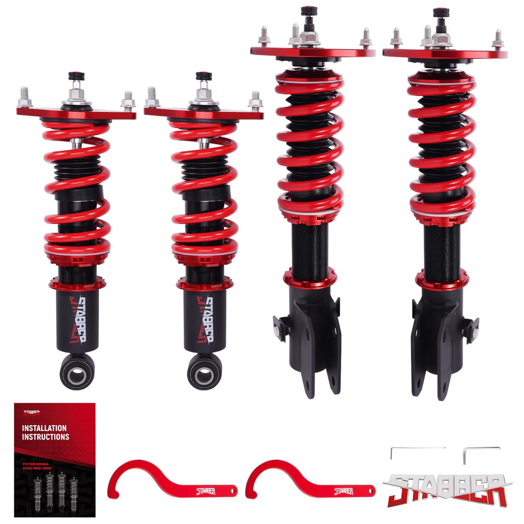 2X Coilover Shock Struts for Subaru WRX & WRX STI (2015–2021)