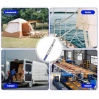 10pcs Trailer Tarp Fastener Kit for 8mm Rope
