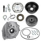 Rear Brake Drum Hub Plate Cover Seal Kit for Honda Rancher TRX350 TRX400 (2000–2006)