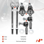 6X Front Ball Joint & Tie Rod End for Nissan Pathfinder (1996–2004)