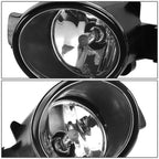 Fog Light Lamp Set for Nissan Altima (2019–2021) - Clear Lens, Bezel, Switch