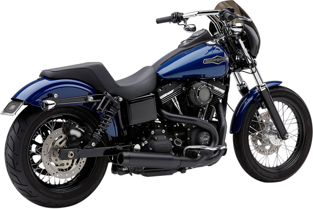 Cobra El Diablo 3.5" Exhaust Pipe for Harley Dyna (2012–2017) Black Performance