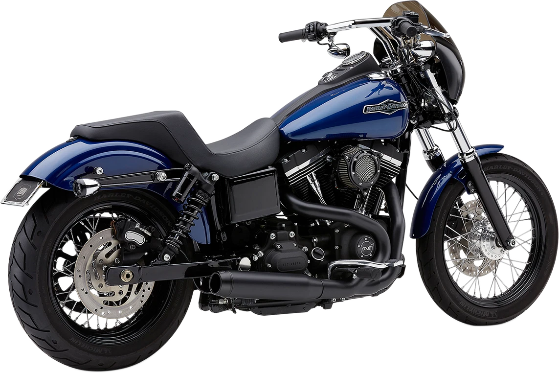 Cobra El Diablo 3.5" Exhaust Pipe for Harley Dyna (2012–2017) Black Performance