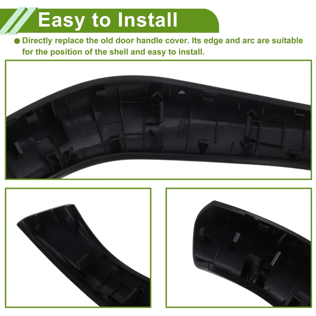 Door Panel Handle Pull Trim Cover for BMW X1 F48 Black (2016 - 2022)