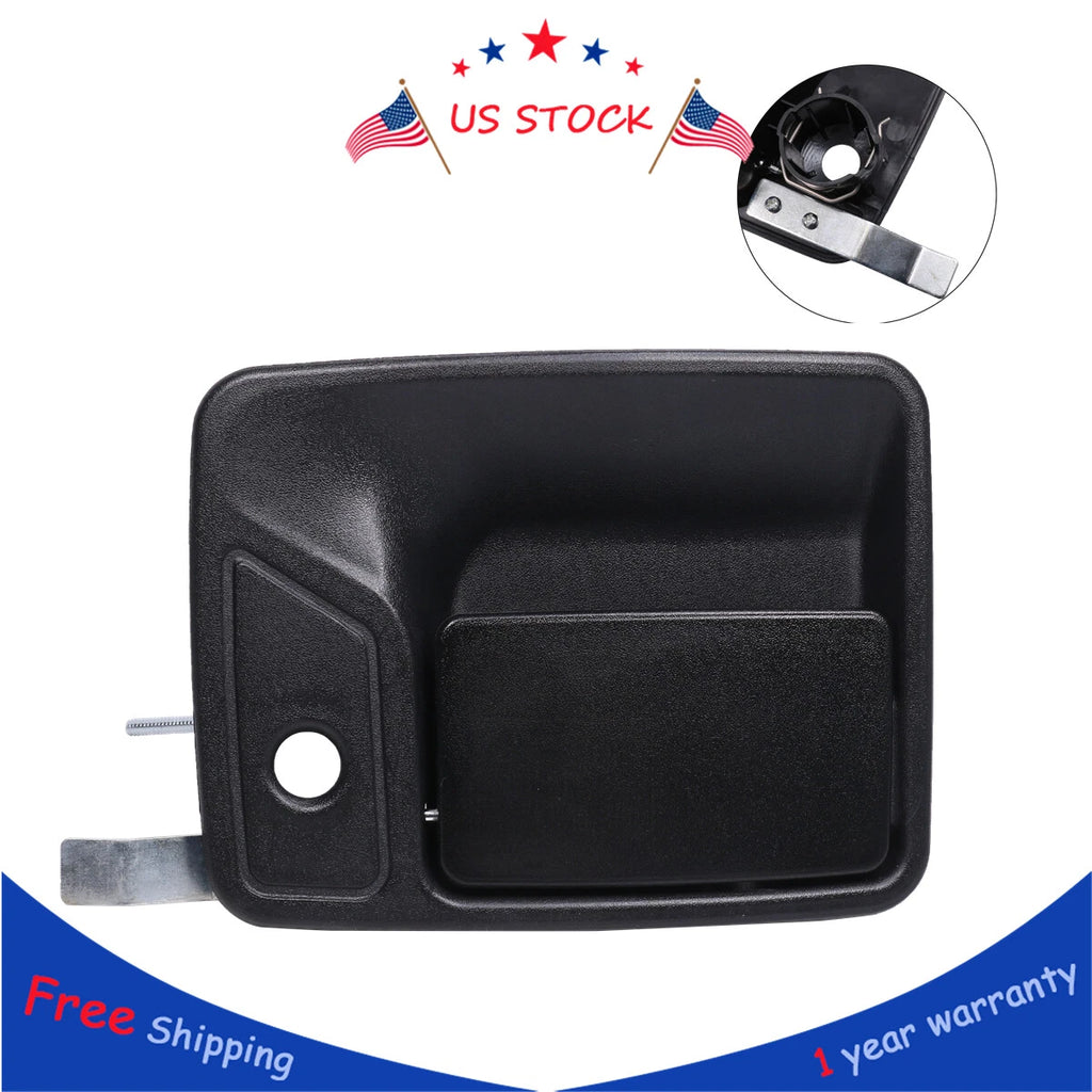 Exterior Door Handle for Ford Super Duty  - Black, Driver Side LH