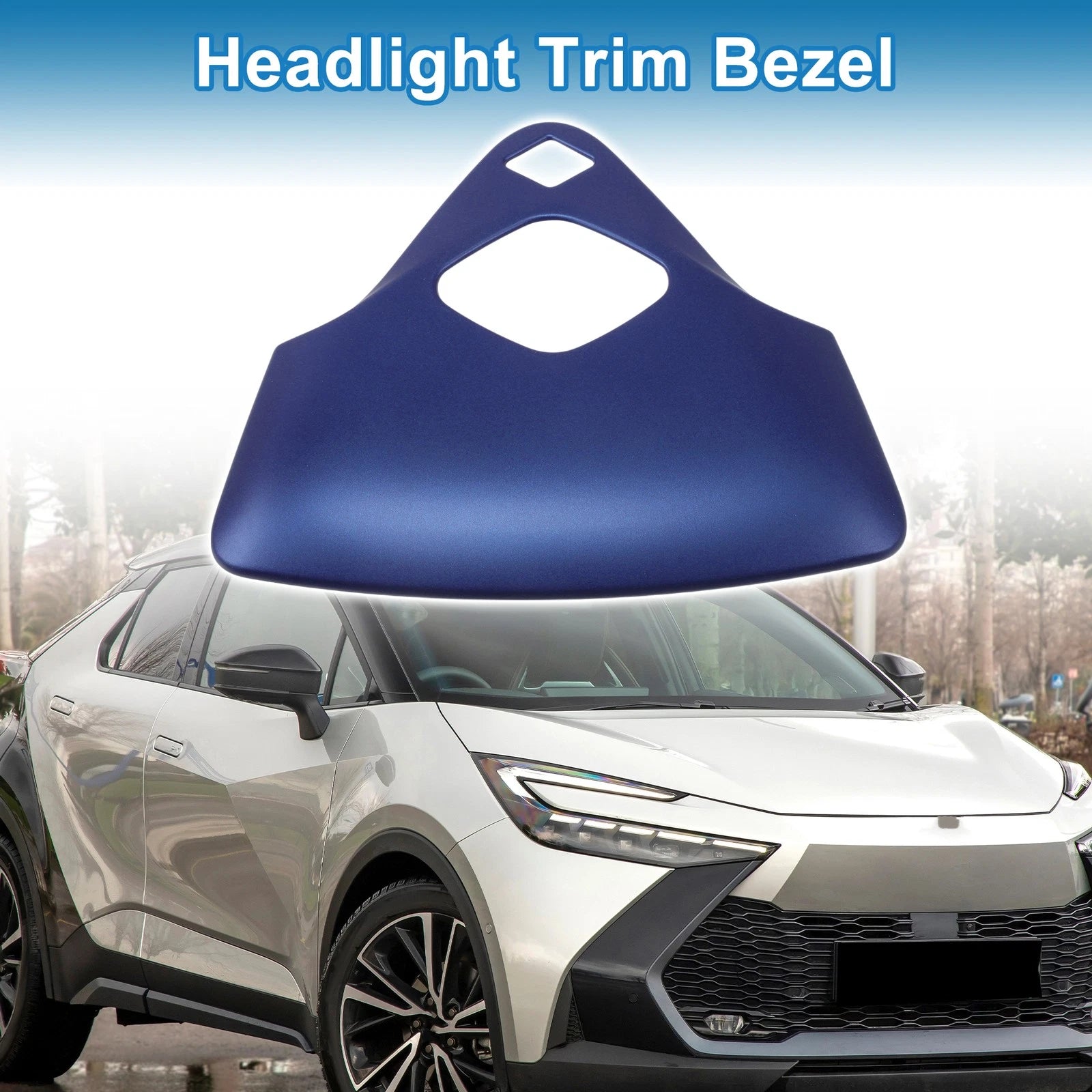 1 Pcs Headlight Trim Bezel for Toyota C-HR (2017–2021)