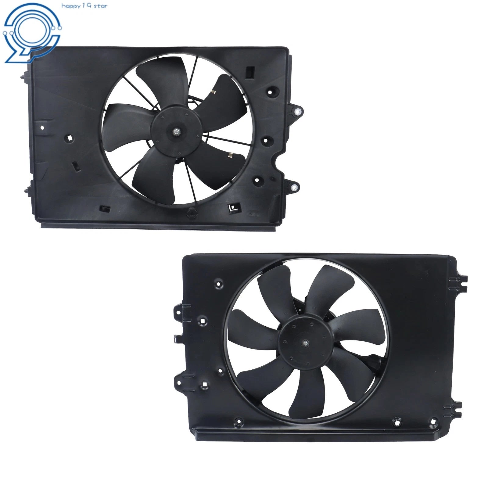 2X Radiator Cooling Fan Assembly for Honda Pilot (2009-2015)
