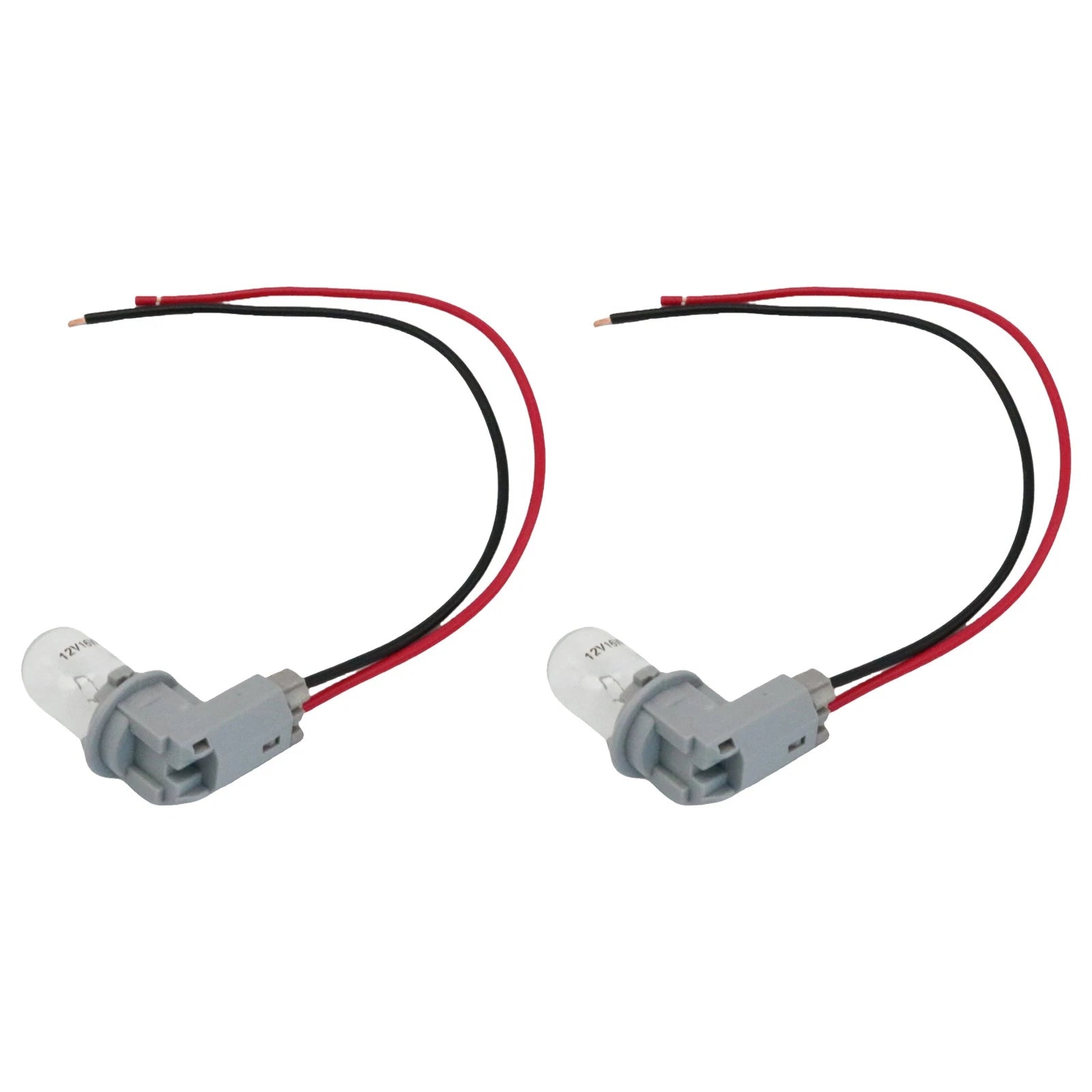 2X License Plate Lamp Socket & Bulb Set for Toyota Camry Corolla Sienna Lexus