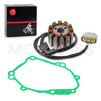 Magneto Stator & Gasket for Yamaha YZF-R1 FZ1 FZ8 FZS1 (2004–2016) 2D1-81410-10