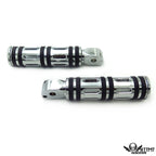 Chrome Edge Cut Footpegs for Suzuki Intruder 1500 LC (1998–2009)