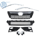 Grille Bumper Fog Light Kit for Honda Odyssey (2018-2020) Chrome Frame
