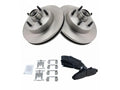 Front Brake Pad and Rotor Kit for Mazda B3000 RWD (2001–2002) HQ512RF