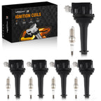 5pcs Ignition Coil & Spark Plug for Volvo C30 C70 S40 S60 V50 XC70 (2006–2013) UF517
