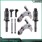 Front Pair Struts & Lower Control Arm & Tie Rod for VW Jetta Golf Beetle