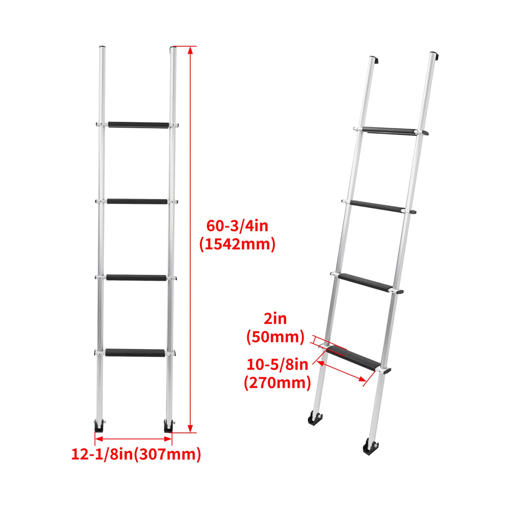 60" Aluminum Bunk Ladder for RV Camper Trailer (Fits Most Models)