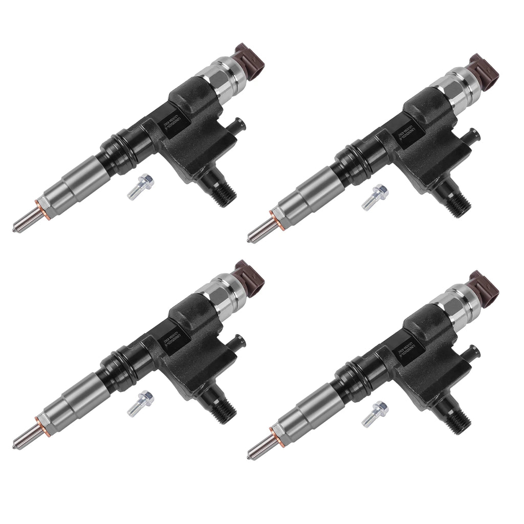 4X Diesel Fuel Injectors for Hino 300 NO4C (2004–2023) 095000-6520 095000-6521 23670-E0090